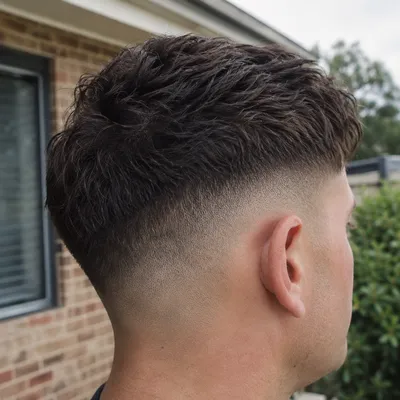 Mid skin fade