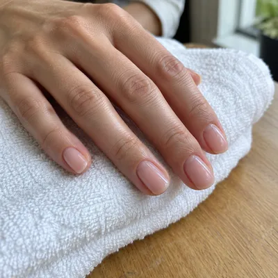 Sheer nude BIAB